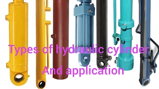 Types of hydraulic cylinder and application .@Mechanicalwork143 .#subscribe.