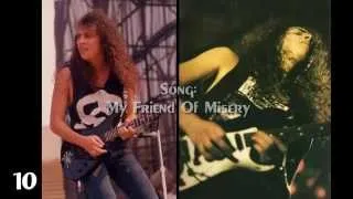 Top 10 solos of Kirk Hammett