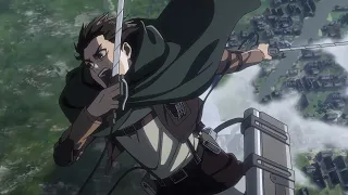 Survey Corps' arrival in Shiganshina | Eren seals Wall Maria | Episode 50 (no subs)