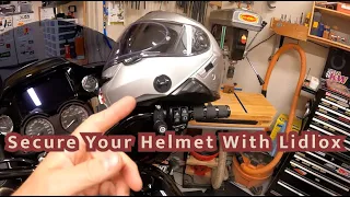 Is Your Helmet Is Worthy Of This Device?! -- LidLox Helmet Lock