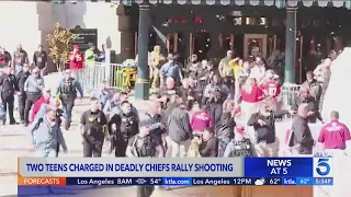 Two juveniles charged in shooting at Chiefs' Super Bowl rally