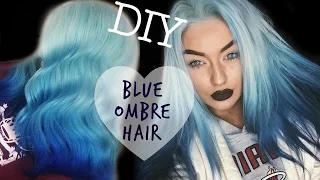 DIY BLUE OMBRE HAIR | My Hair Dye Routine