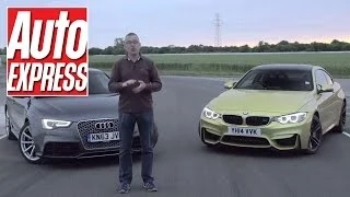 BMW M4 vs Audi RS5: epic track battle