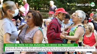 Idosos em festa no Dia Municipal do Idoso em Trancoso