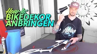 How to: BIKEDEKOR AUFKLEBEN, so bekommt deine Maschine einen individuellen Look