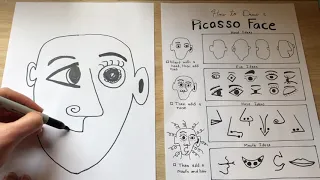 Art Lessons Online: How to Draw a Picasso Face (K-5)
