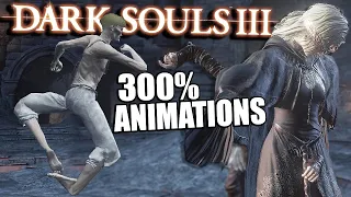 Dark Souls THREE But It's 300% Animations - FLOPPY SOULS 3 MOD Funny Moments #1