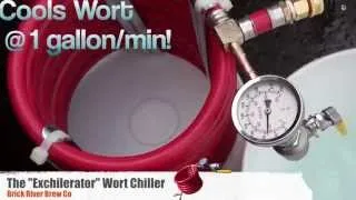 Counterflow Wort Chiller | The "Exchilerator" | http://www.brickriverbrew.com