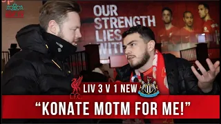 LIVERPOOL 3-1 NEWCASTLE | 'KONATE MOTM FOR ME! | Danny | Fan Cam