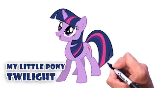 How to Draw Twilight Sparkle | My Little Pony easy drawing