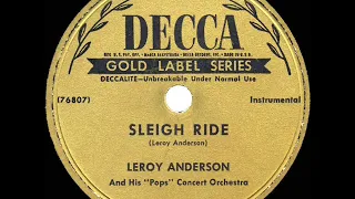 1950 version: Leroy Anderson - Sleigh Ride