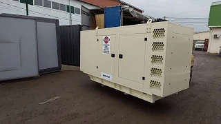 Дизельный генератор Doosan 100 кВт в кожухе с АВР для башенного крана г. Симферополь