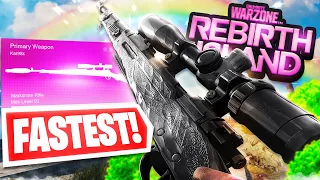 USING the FASTEST KAR98 on REBIRTH ISLAND😱! (Cold War Warzone)