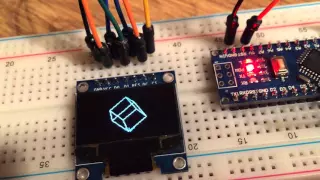 little demo with cheap ssd1306 based oled display