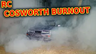 RC Car BURNOUT - Sierra RS Cosworth