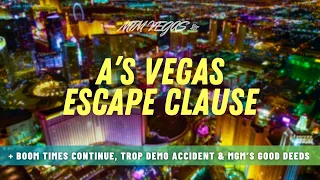 Blockbuster Vegas Numbers, Plaza's Summer Fireworks, MGM's Good Deeds & Trop Demolition Accident!