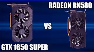 Видеокарта Geforce GTX 1650 SUPER vs Radeon RX580. Сравнение!
