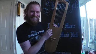 Germanic Lyre Tutorial and a random Bone Flute!