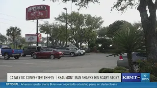 Thieves steal catalytic converter in broad daylight while Beaumont man enjoys dinner at restaurant