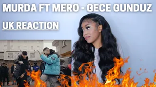 MURDA - GECE GUNDUZ FT. MERO (PROD. SPANKER) REACTION | CARINE TONI