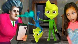 НЕПОСЛУШНЫЕ ДЕТИ МИСС ТИ стащил АЙФОН The Siblings как Scary Teacher 3D Miss T Делаю Концовку Против