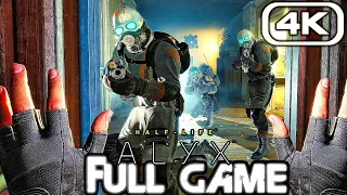 HALF LIFE ALYX Gameplay Walkthrough FULL GAME (4K 60FPS) No Commentary