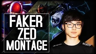 SKT T1 Faker Zed Montage - The Legendary Zed God - Faker Best ZED Plays Compilation 2016