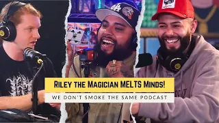 Magician Blows Minds on "We Don't Smoke The Same" Podcast (IMPOSSIBLE Tricks!)