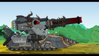 Raging Steel Demon vs KV 6 || Fallen phim hoạt hình về xe tăng