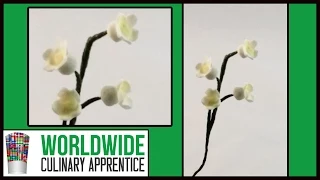 How to Make Sugar Paste Lilies of the Valley-Wedding Cake Decoration-Pastry School