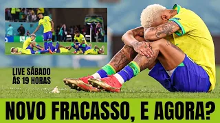 Brasil fracassa mais uma vez na Copa. Quem pode ser o técnico? E o futuro? Veja como foi a LIVE