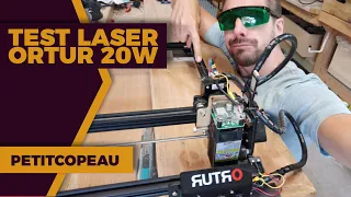 Je teste la graveuse ORTUR Laser Master 2 : déballage, assemblage et essai complet