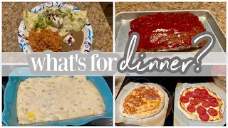 WHAT'S FOR DINNER || FAMILY FRIENDLY DINNER IDEAS || WEEK 1- 2024!