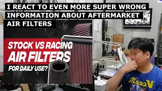 I React to Even More Super Wrong Information About Aftermarket Racing Filters