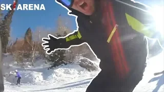 SNOWBOARDERS vs SKIERS #12 fights, crashes and angry people