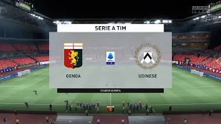 Genoa vs Udinese - 22 Jan 22 - Serie A 2021/2022 Gameplay
