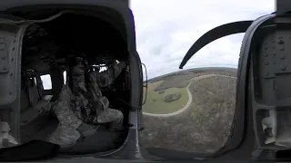 Get the View from Black Hawk Helicopter