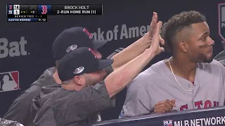 Brock Holt Home Run (10/8/18) at NYY