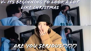 BTS(Kim Taehyung)- It’s beginning to look a lot like Christmas Reaction