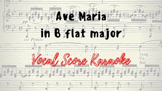 Ave Maria Vocal Score / Karaoke F. Schubert