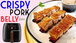 FOOLPROOF air fried Crispy Pork Belly Bites recipe - Easy to make in smart air fryer