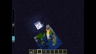 Going to space in Minecraft?!