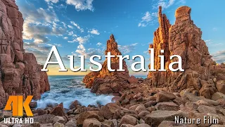 Flying Over Australia 4K - Scenic Relaxation Film With Calming Music - 4K Ultra HD