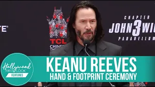 JOHN WICK 3 / KEANU REEVES HAND & FOOTPRINT CEREMONY | with RICK HONG