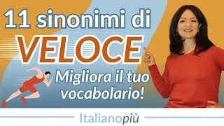 Sinonimi di VELOCE | Vocaboli italiani B2+