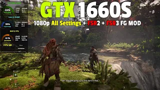 Horizon Forbidden West : GTX 1660 SUPER - 1080p All Settings + FSR - Patch 1.2.48.0