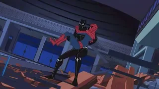 Black Panther owns Spider-Man then saves him like a little girl