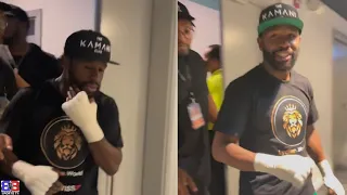 SAVAG£: FLOYD MAYWEATHER IMMEDIATELY REACTION ! SAYS "YA'LL MADE ME TURN THE PRESSURE UP ON HOM"