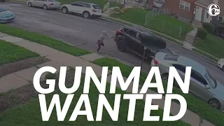 VIDEO: Gunman wanted for gunning down man inside SUV