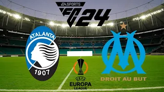 Atalanta - Marseille (FC 24 - demi finale retour de la ligue europa)